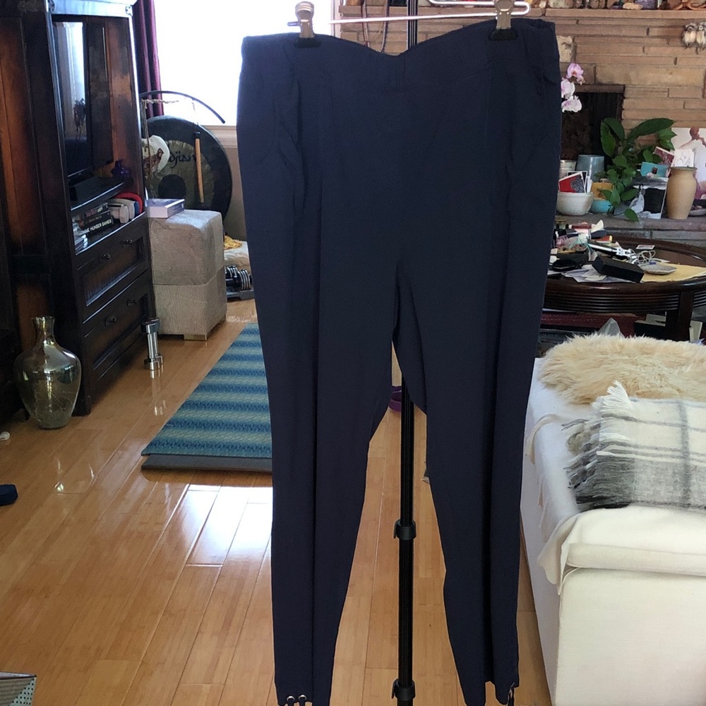 Chico's Navy Blue Track Pants Joggers